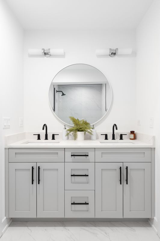Contemporary Vanity with Lighting